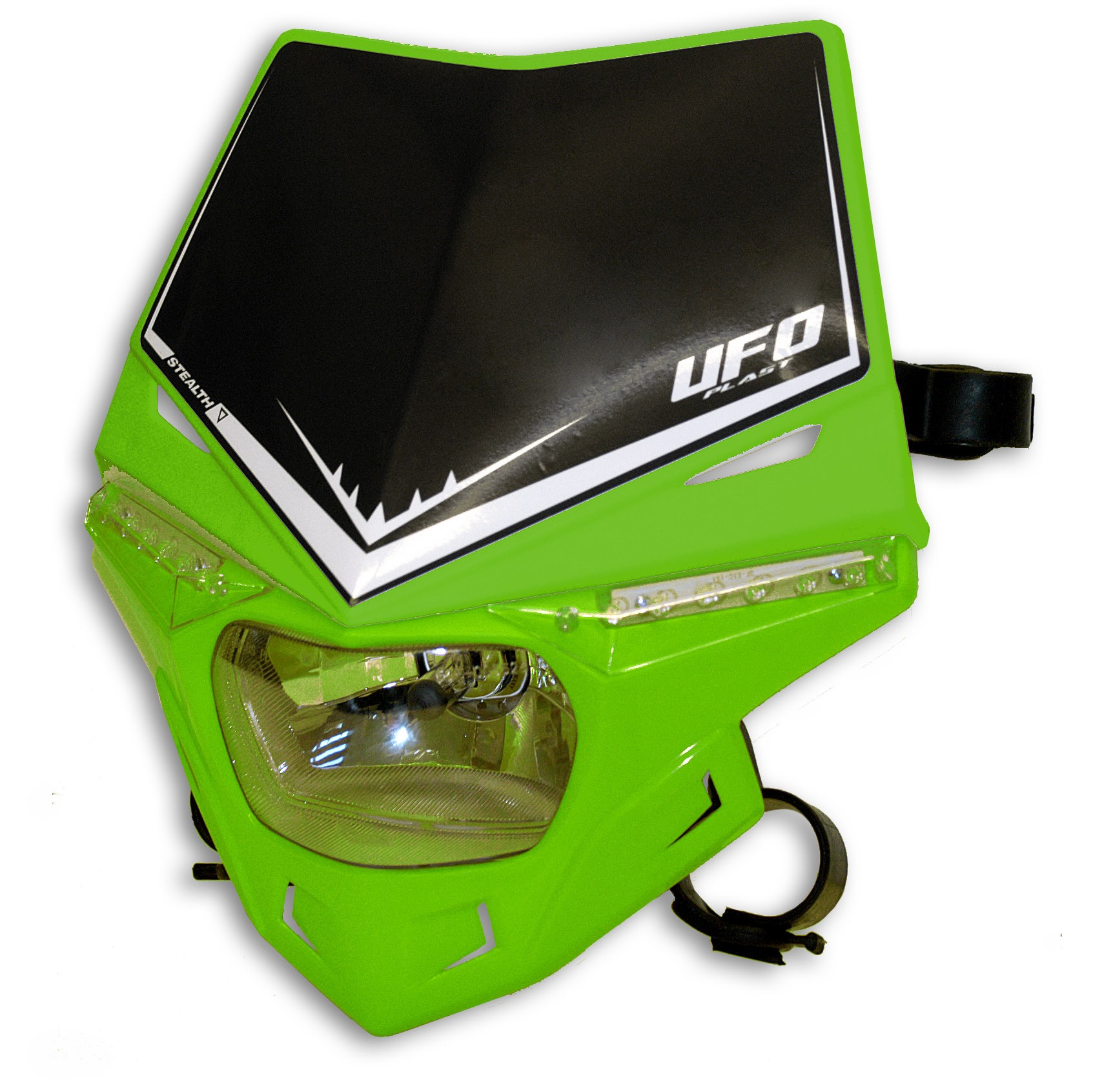 Kit déco Phare Stealth LED bicolore 12V 35/W (homologué) PF01715 — vert