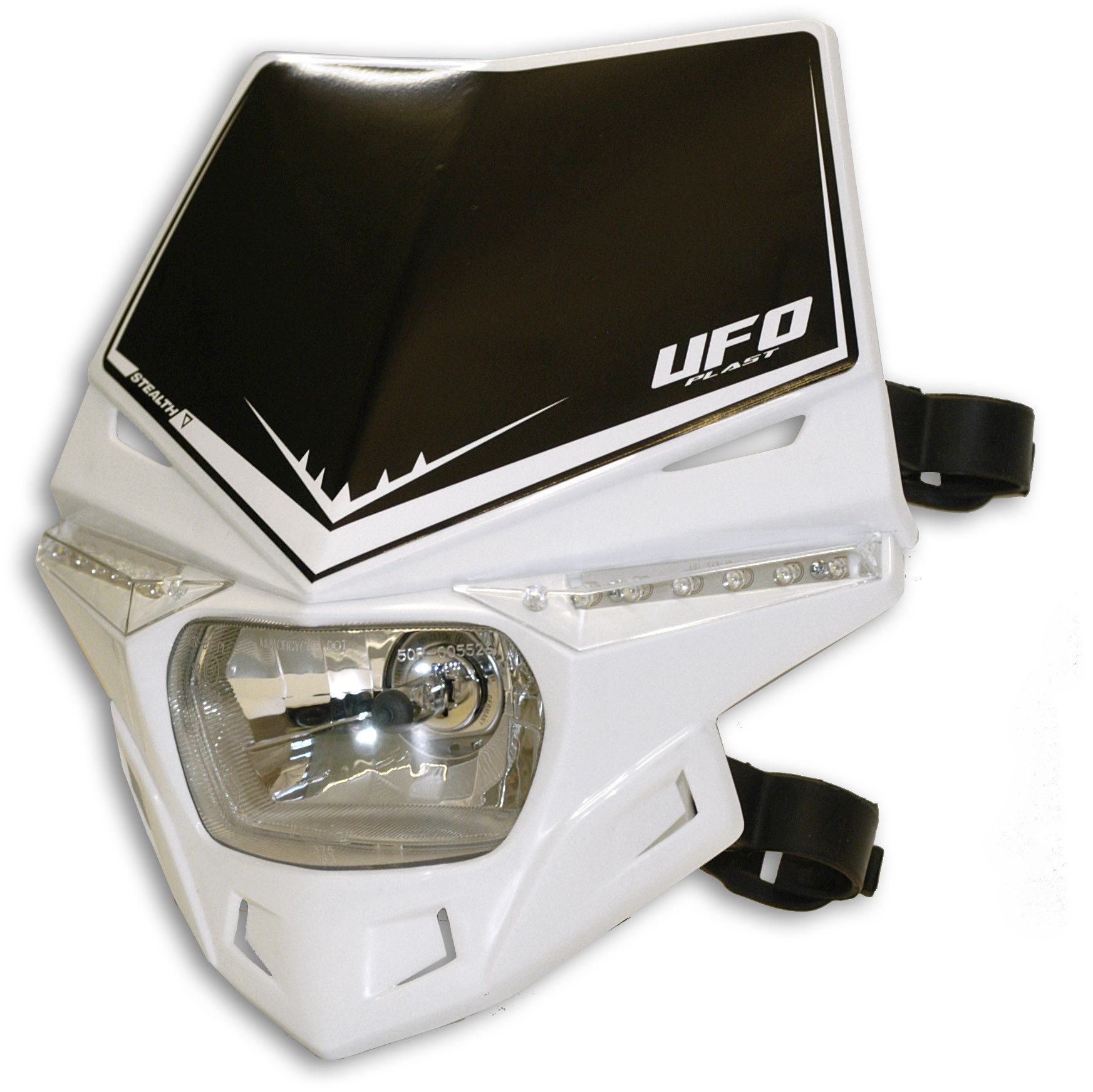 Kit déco Phare Stealth LED bicolore 12V 35/W (homologué) PF01715 — blanc