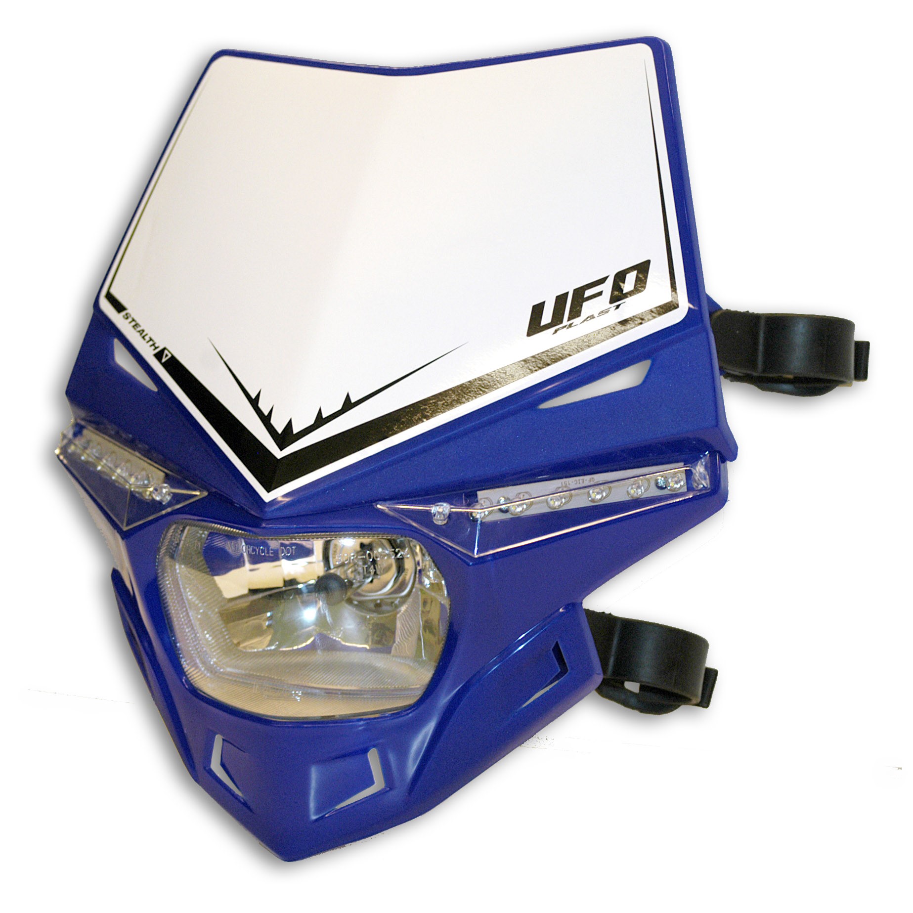Kit déco Phare Stealth LED bicolore 12V 35/W (homologué) PF01715 — bleu