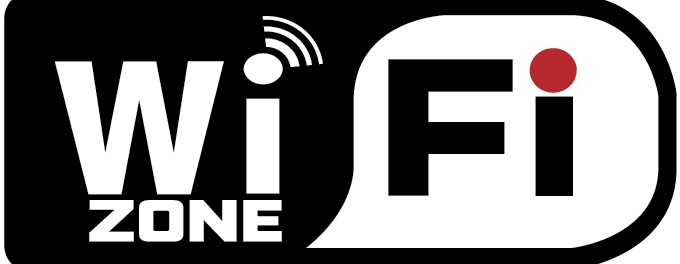 Kit déco autocollant zone wifi