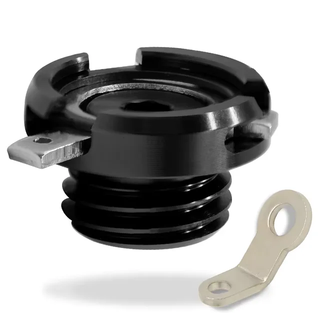 Bouchon Carter D'huile Cnc Secure — Noir