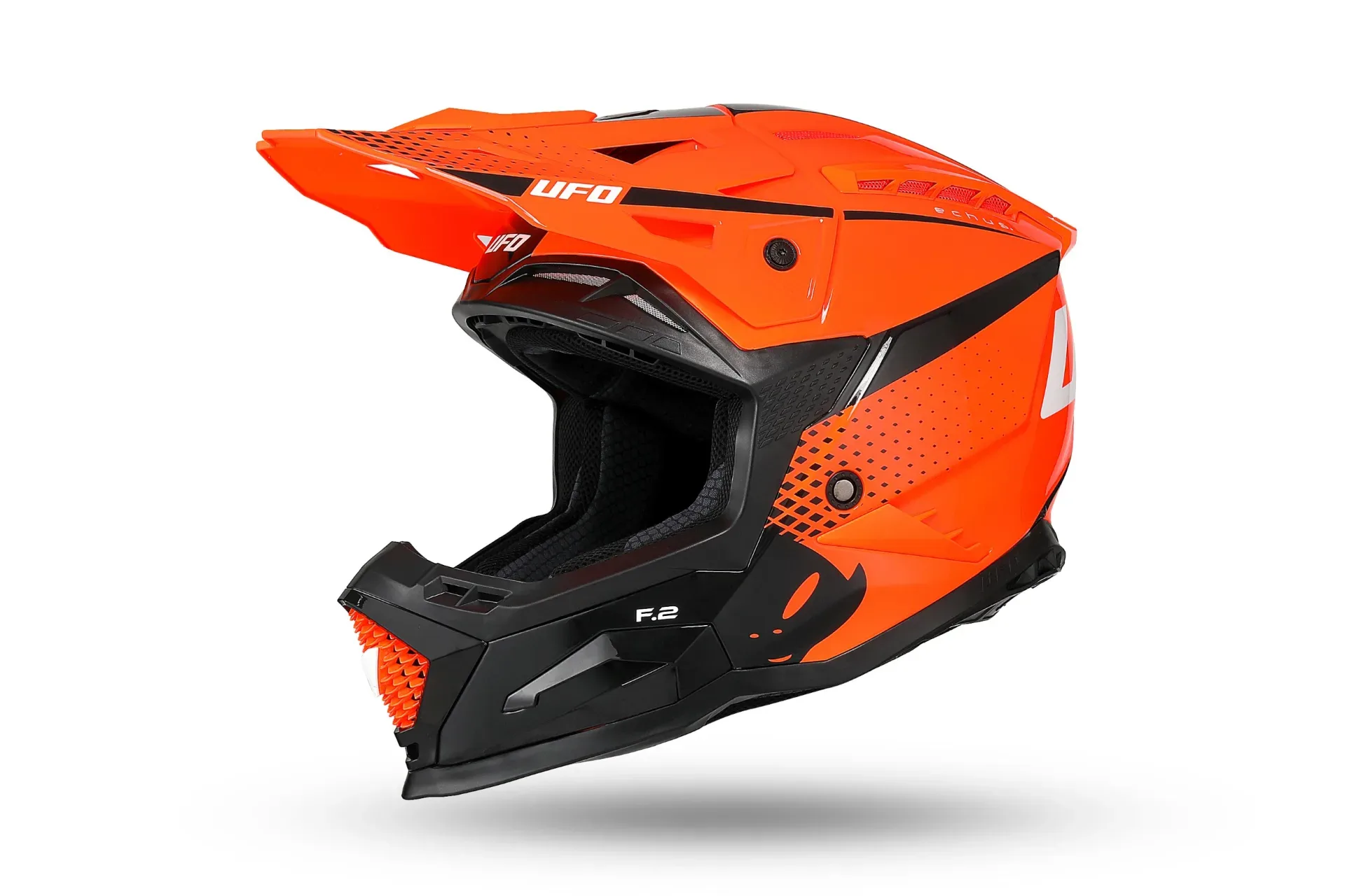 Casque Echus He13100 — Orange/noir