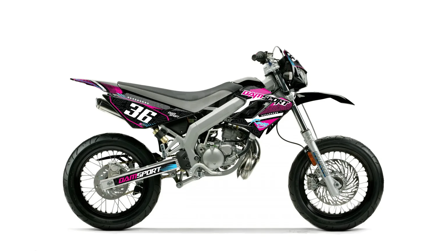 kit déco dam sport racing derbi drd racing 2004 2009