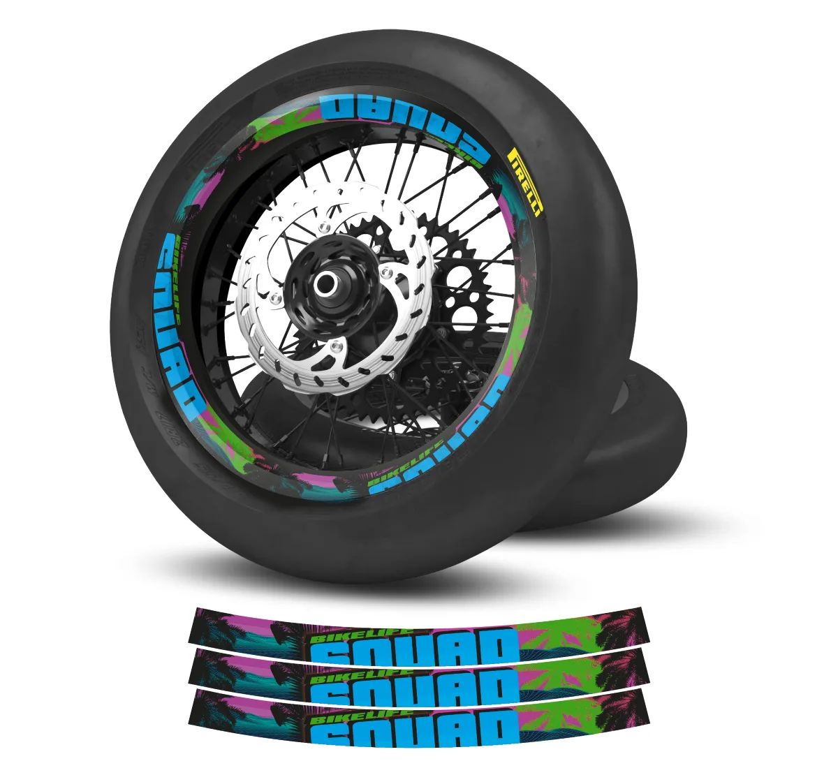 kit déco de jantes bklf bikesquad