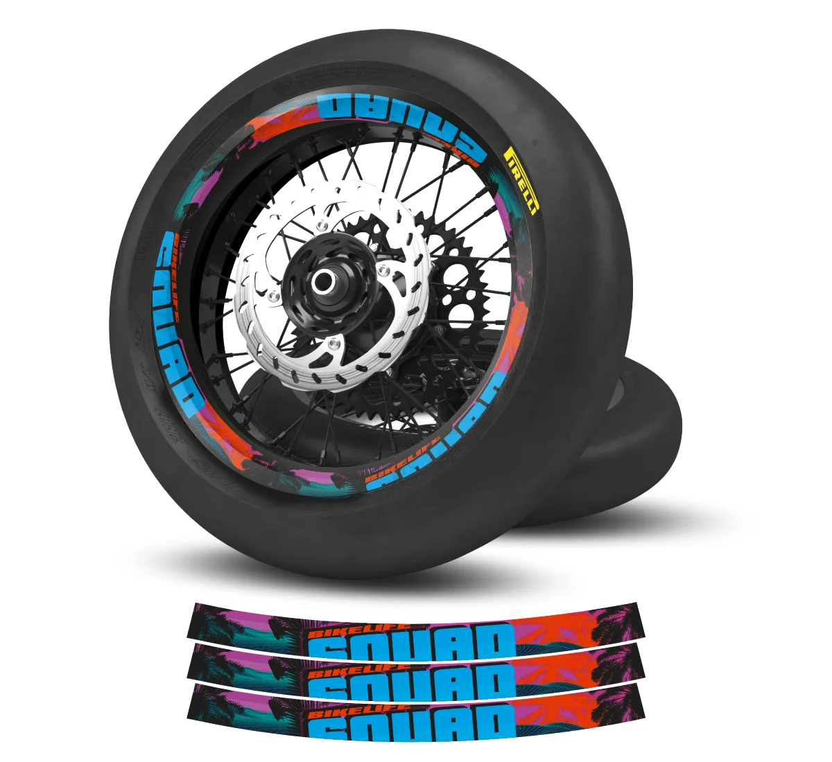 kit déco de jantes bklf bikesquad