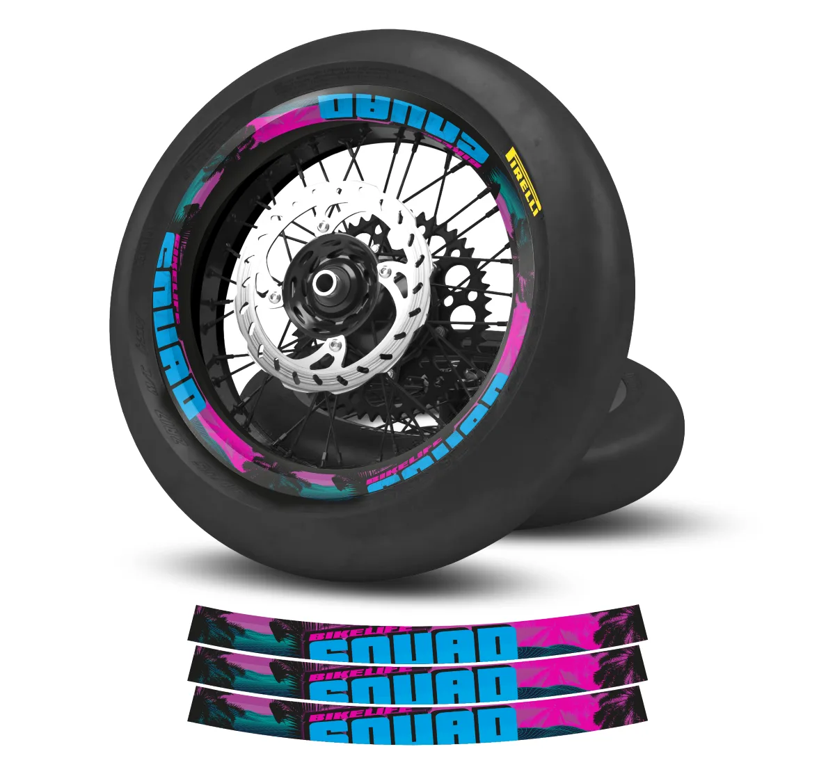 kit déco de jantes bklf bikesquad