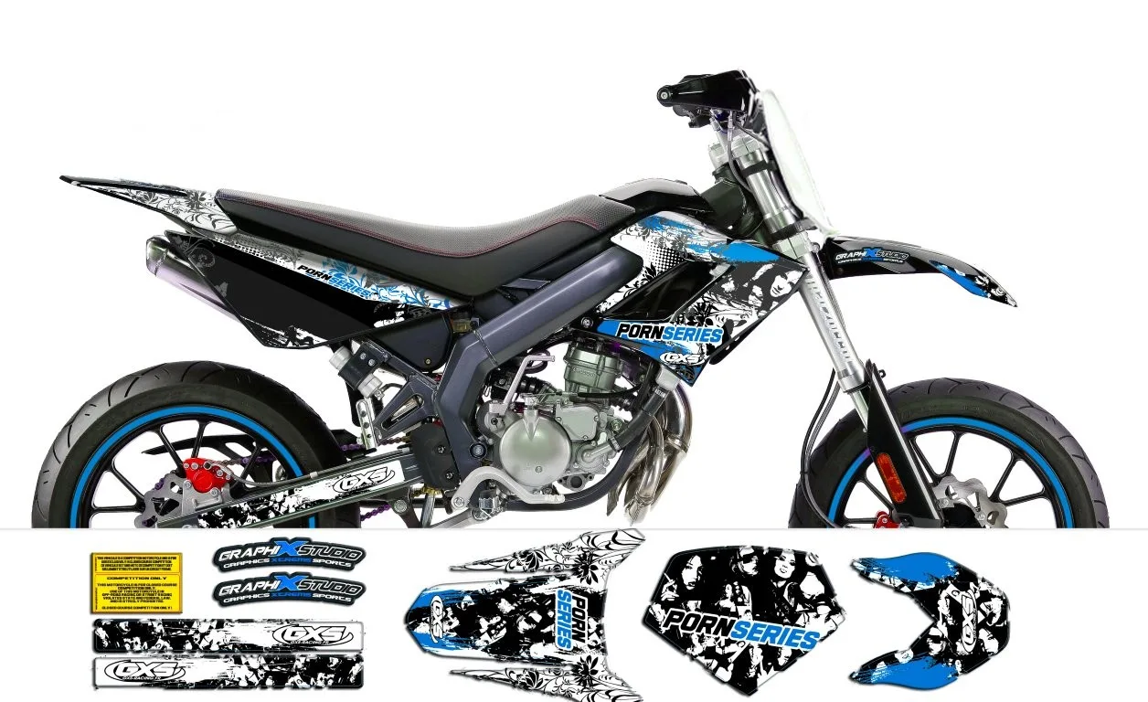 Kit déco Derbi Drd Racing 2004-2009 Pornseries V1