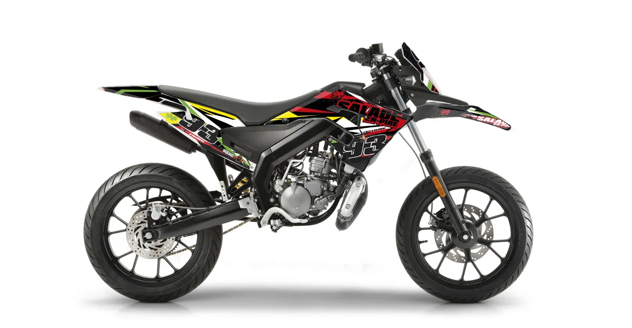 kit déco derbi drd racing 2019 salade approved