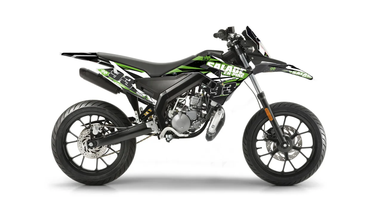 kit déco derbi drd racing 2019 salade approved
