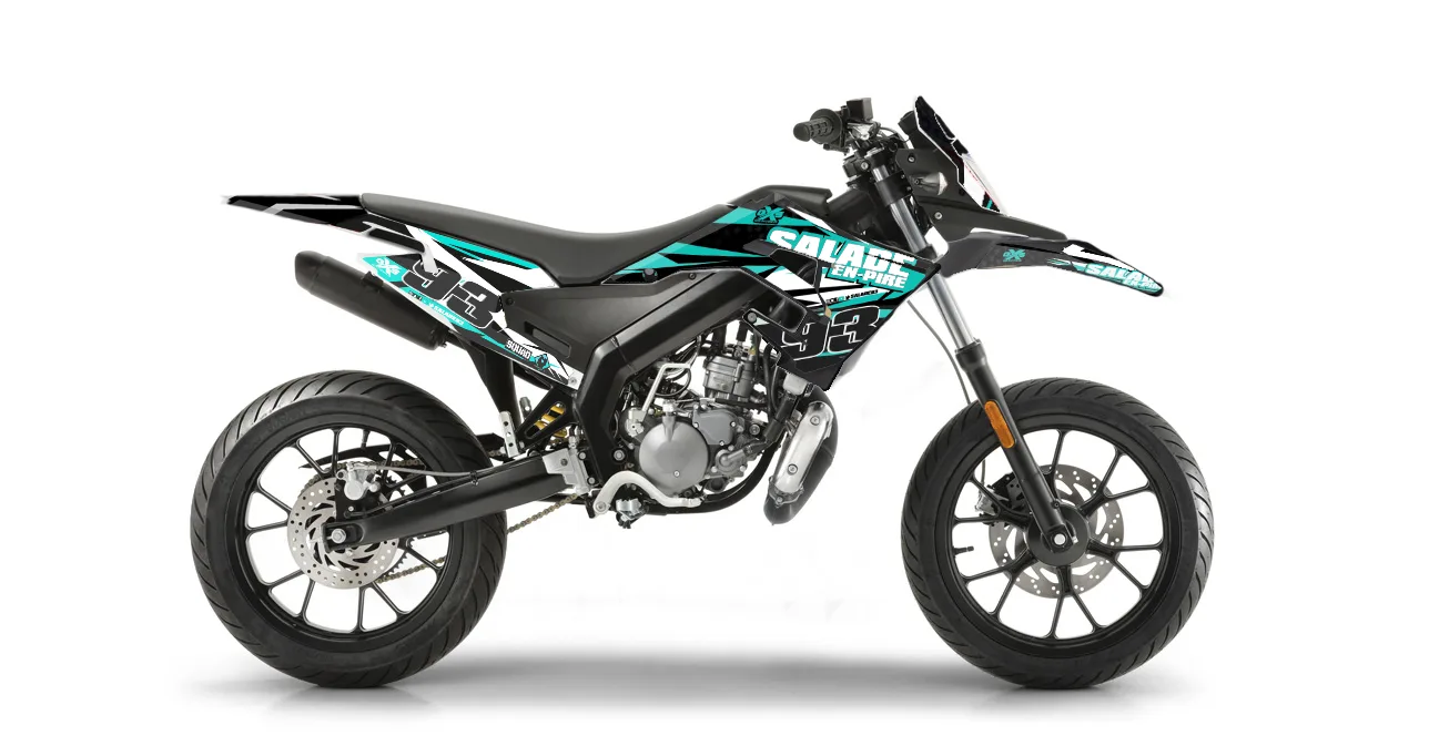kit déco derbi drd racing 2019 salade approved