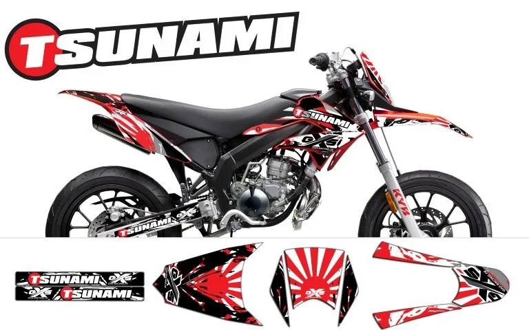Kit déco Derbi Drd X Treme 11 17 Tsunami — vue 3