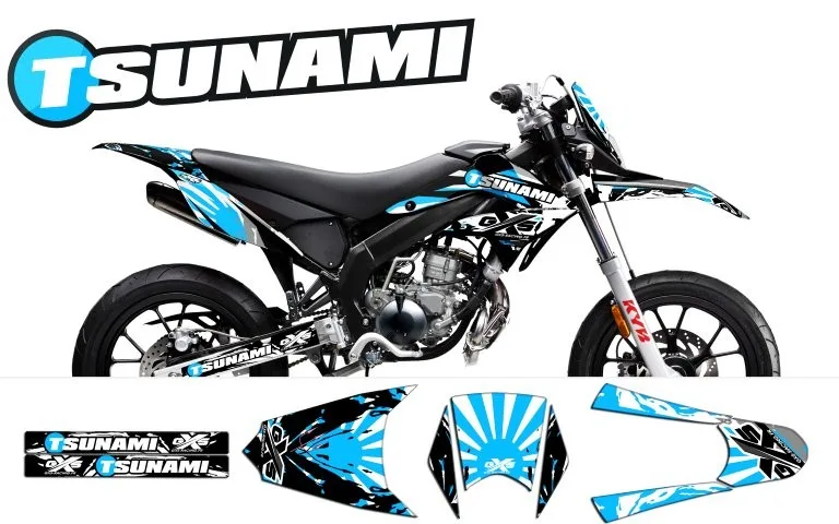 Kit déco Derbi Drd X Treme 11 17 Tsunami — vue 5