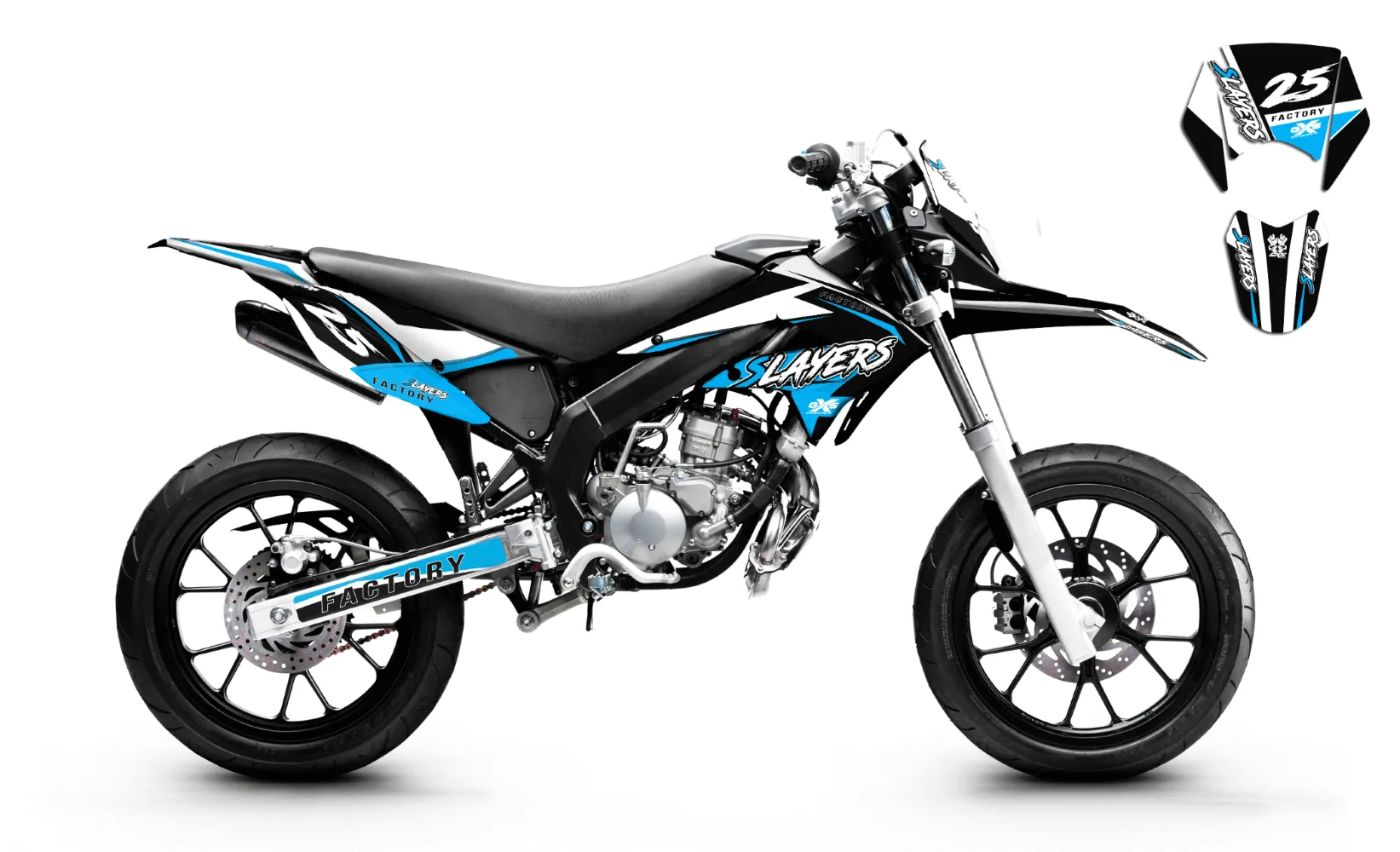 Kit déco Derbi Drd X Treme 2011-2018 Slayers