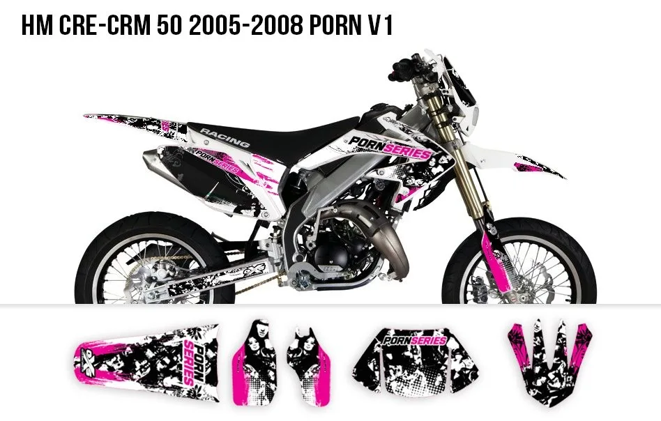 Kit déco kit déco hm 50cc 2007 2012 pornseries v1