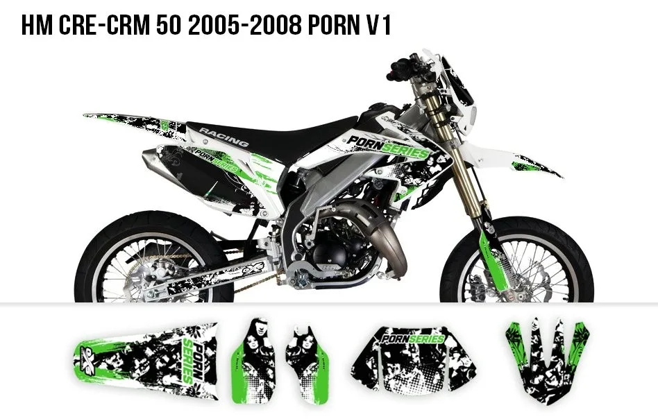Kit déco kit déco hm 50cc 2007 2012 pornseries v1