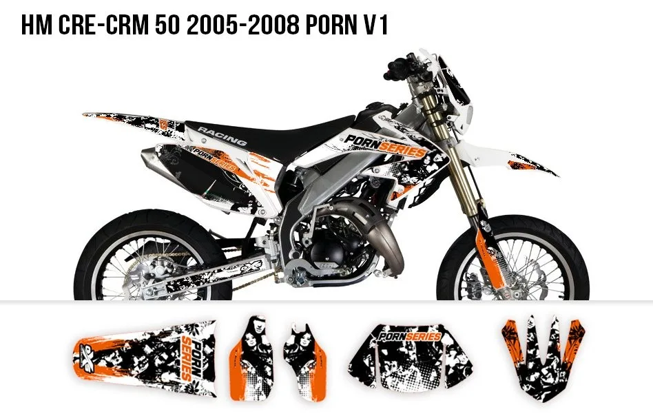 Kit déco kit déco hm 50cc 2007 2012 pornseries v1