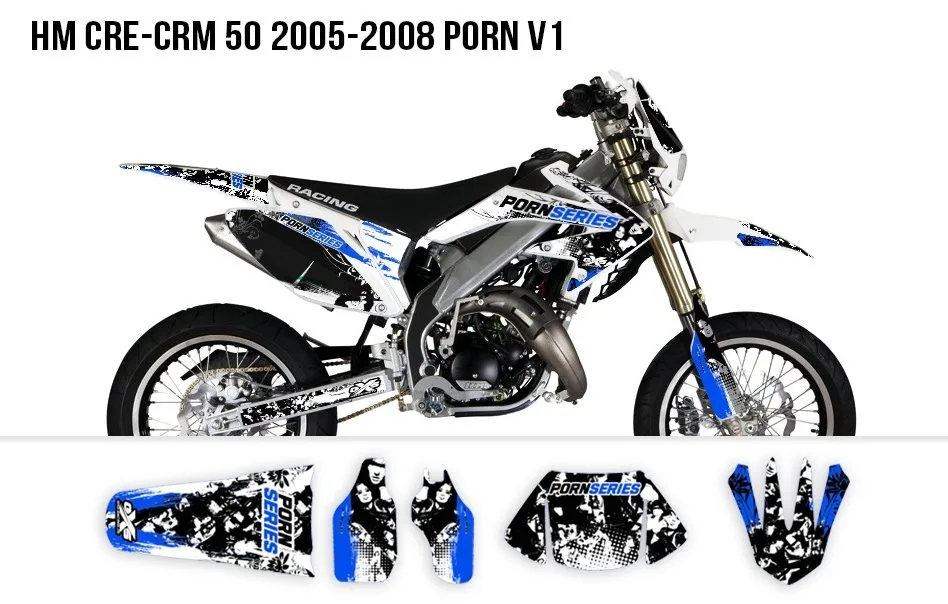 Kit déco kit déco hm 50cc 2007 2012 pornseries v1