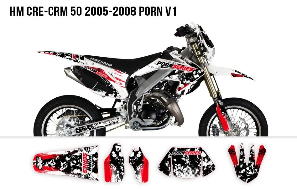 Kit déco kit déco hm 50cc 2007 2012 pornseries v1