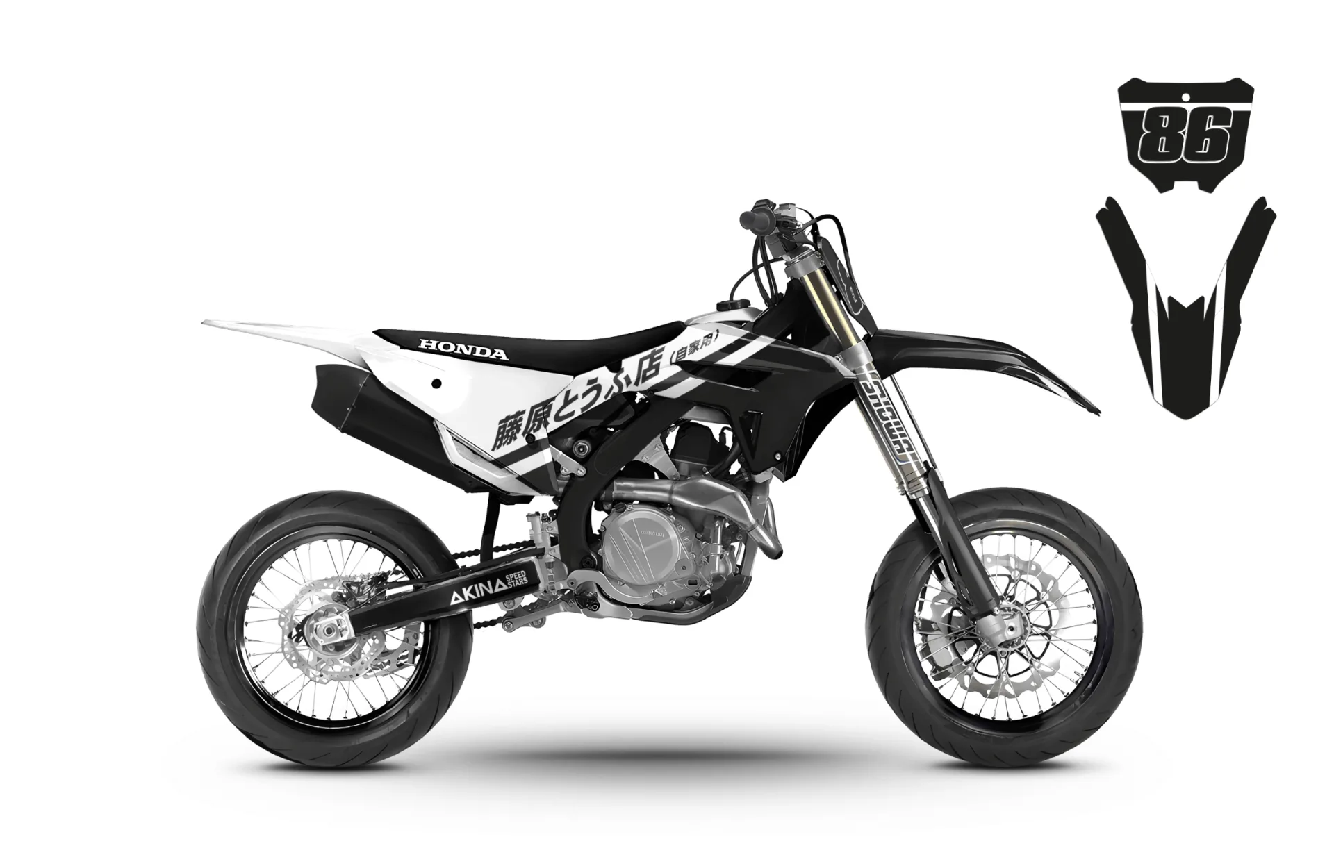 Kit déco kit déco honda 450 crf 2021 2023 akina