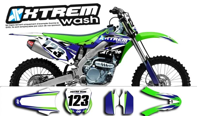 Kit déco Kawasaki 250 KXF 2013 Usine