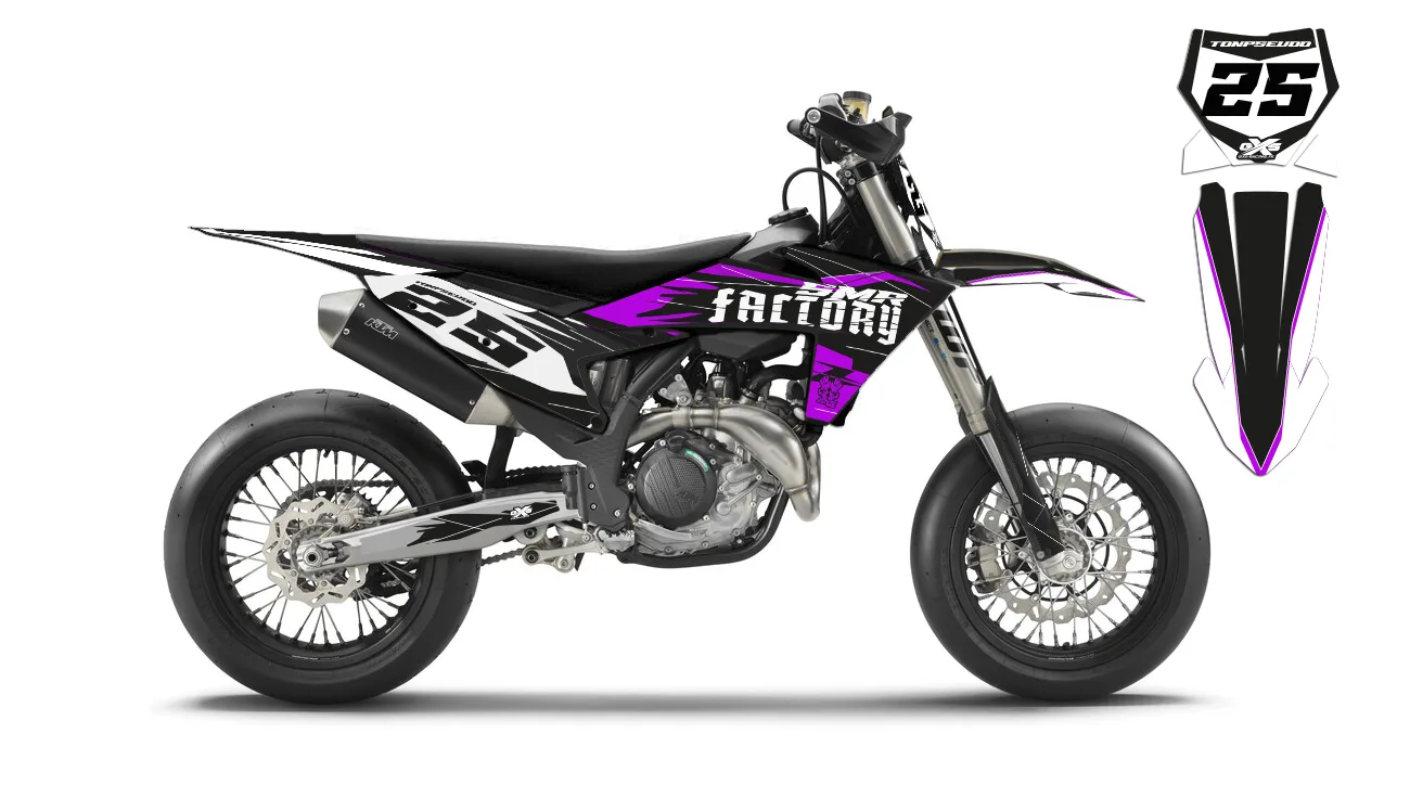 Kit déco KTM Sx/sxf 2023-2024 SMR Factory