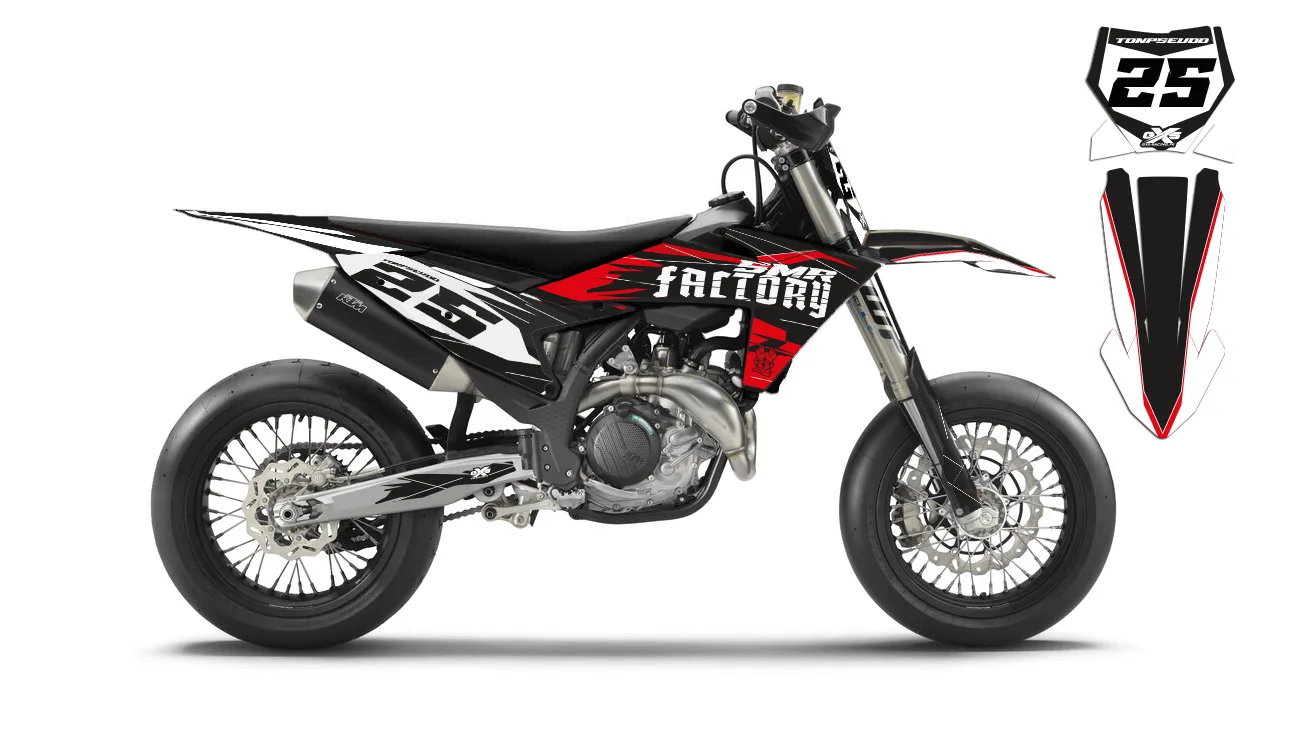 Kit déco KTM Sx/sxf 2023-2024 SMR Factory