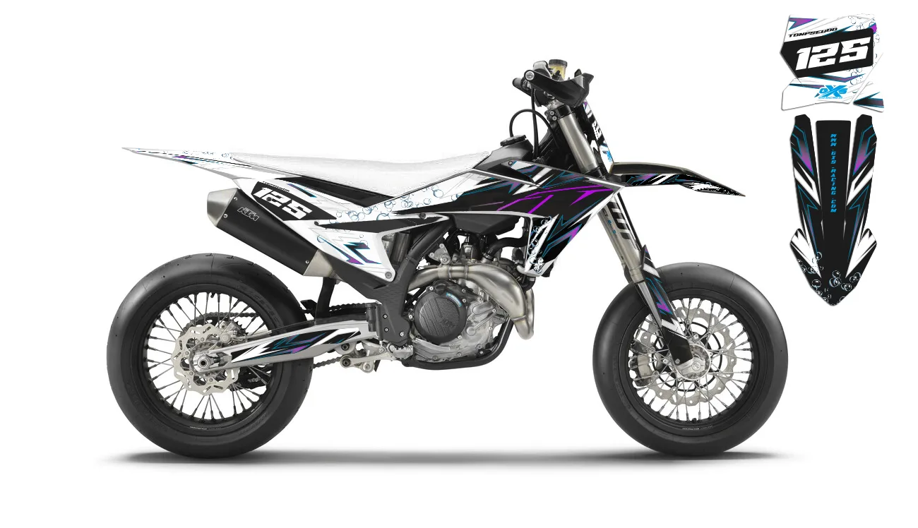 kit déco ktm sx/sxf 2023 2024 supermot bubble
