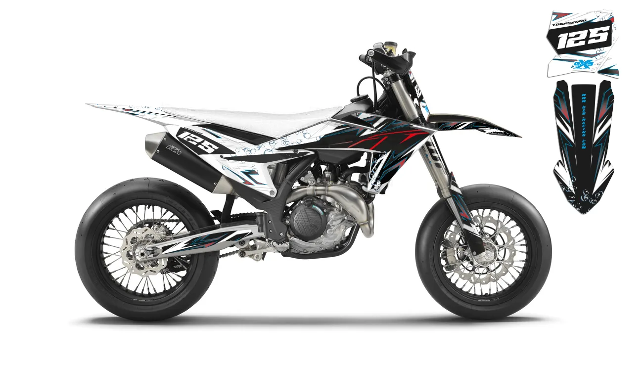 kit déco ktm sx/sxf 2023 2024 supermot bubble