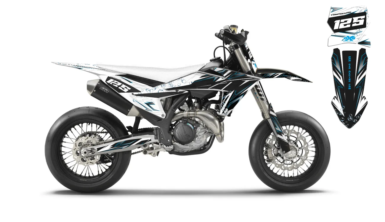 kit déco ktm sx/sxf 2023 2024 supermot bubble