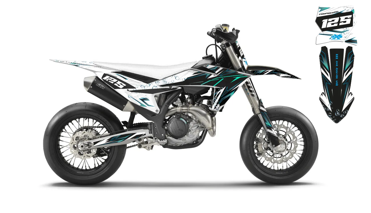 kit déco ktm sx/sxf 2023 2024 supermot bubble