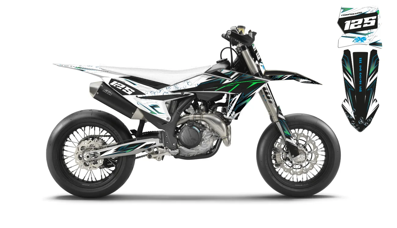 kit déco ktm sx/sxf 2023 2024 supermot bubble