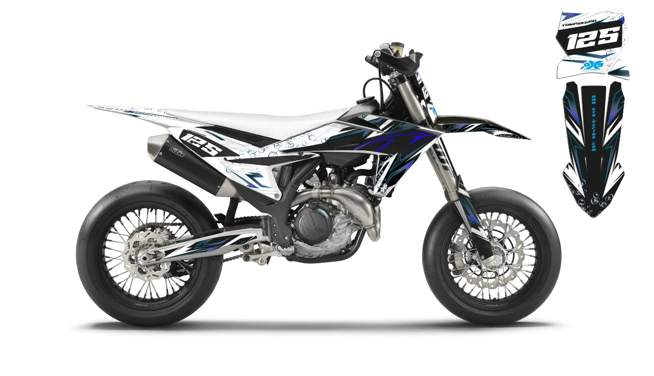 kit déco ktm sx/sxf 2023 2024 supermot bubble