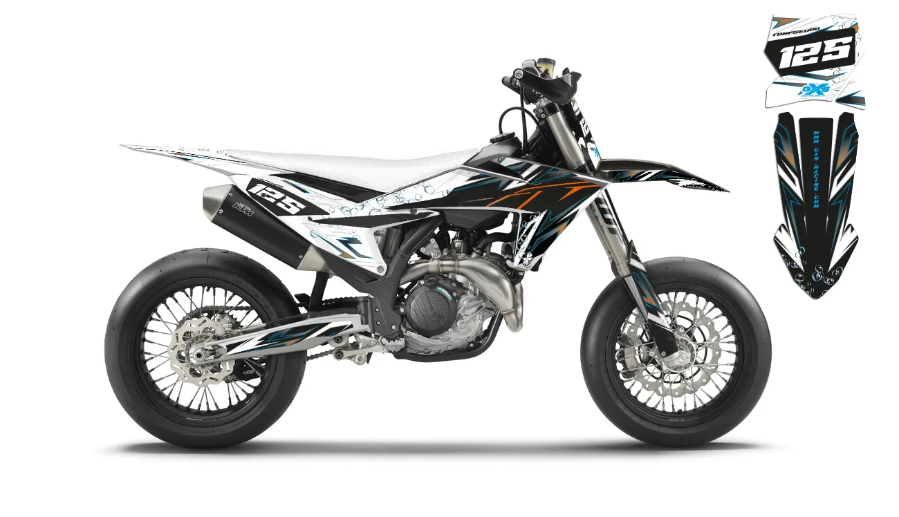 kit déco ktm sx/sxf 2023 2024 supermot bubble
