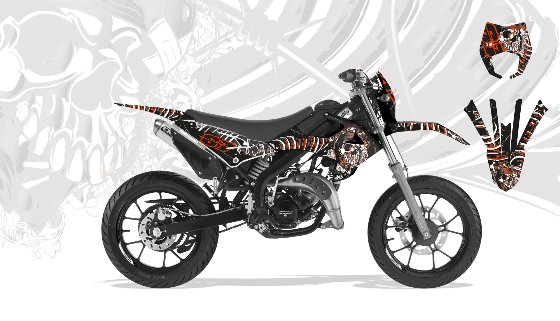 Kit déco Rieju Mrt 2022-2023 Skull