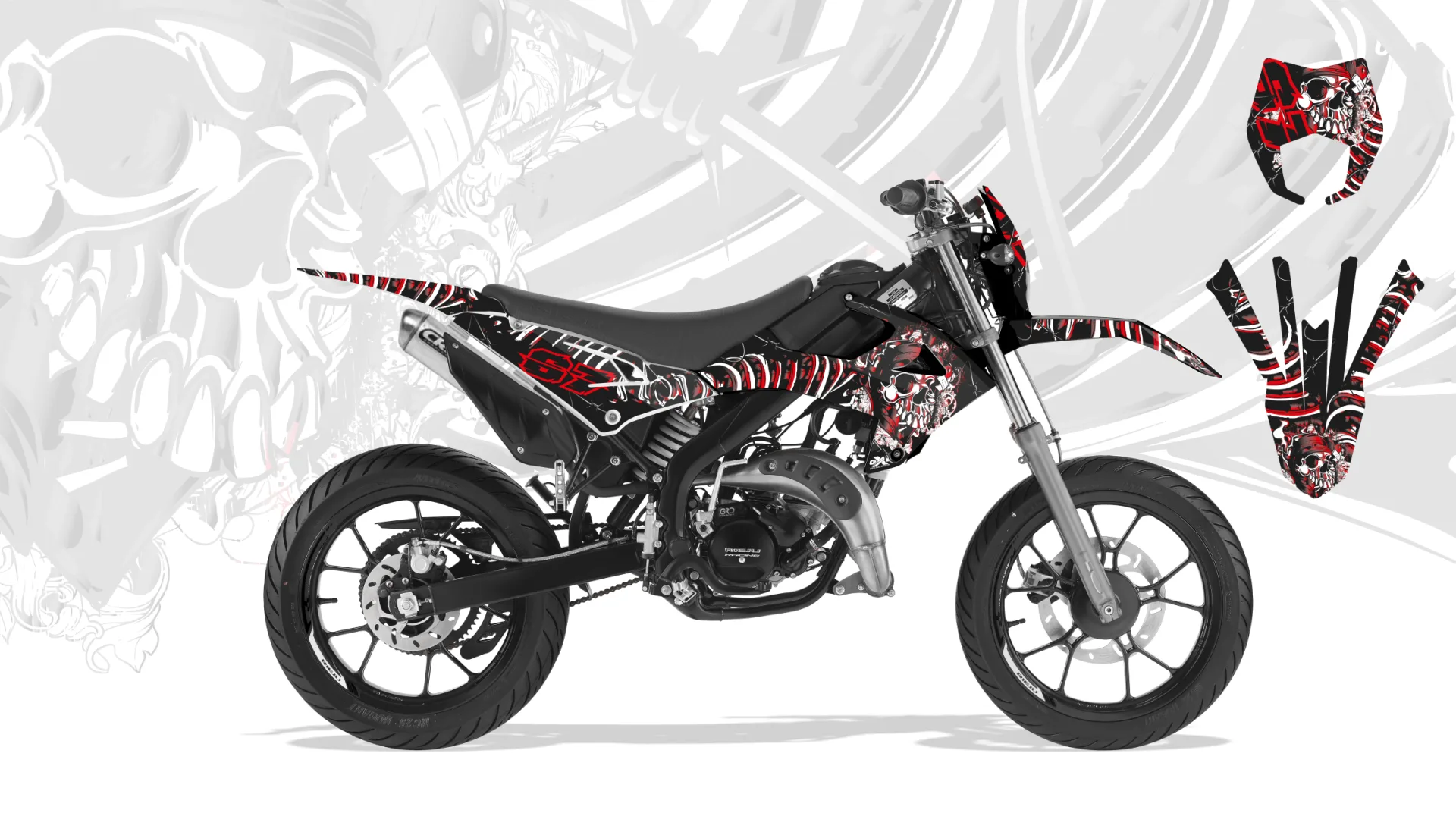 Kit déco Rieju Mrt 2022-2023 Skull