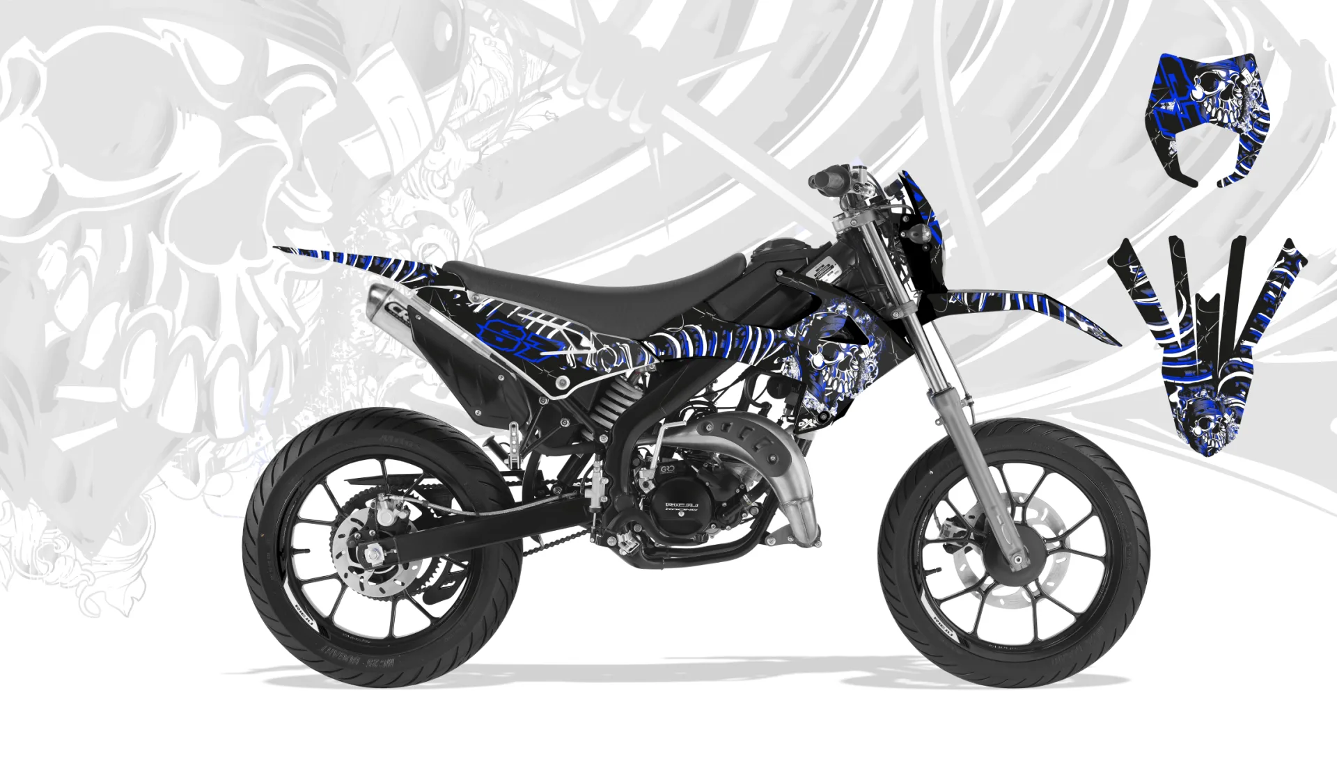 Kit déco Rieju Mrt 2022-2023 Skull