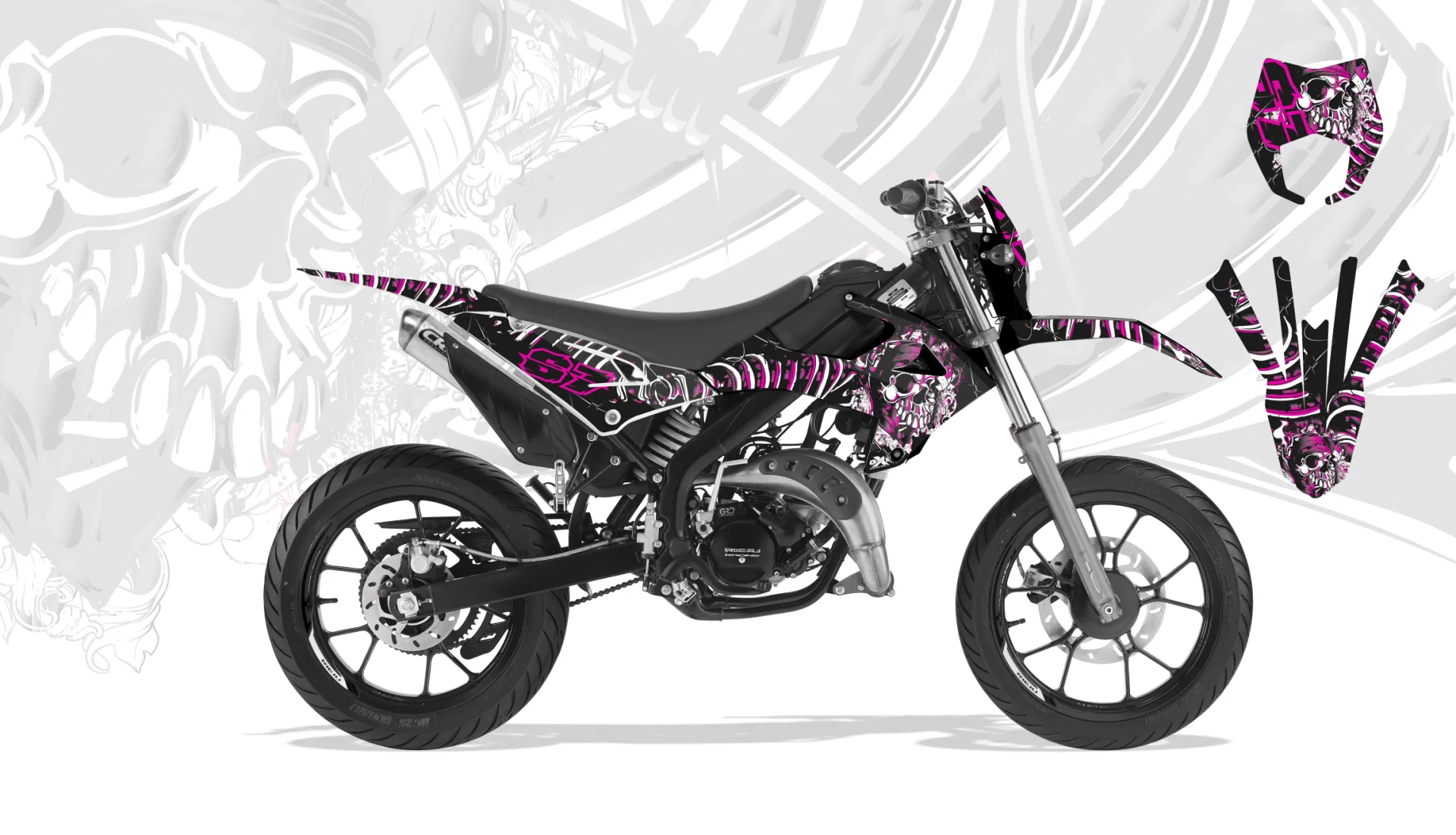 Kit déco Rieju Mrt 2022-2023 Skull