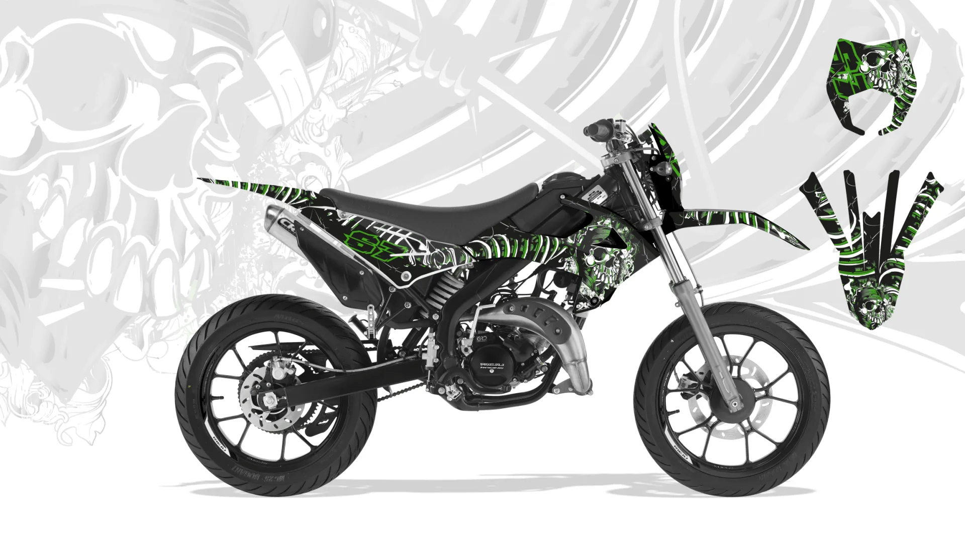 Decal Kit Rieju Mrt 2022-2023 Skull — vue 12