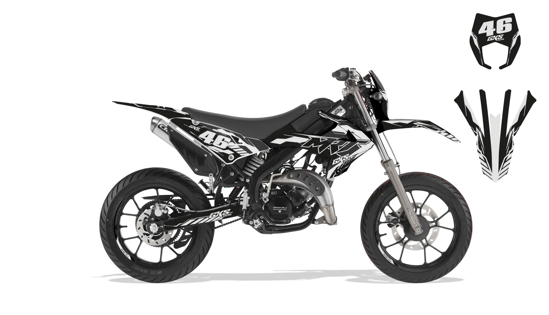 Kit déco Rieju Mrt Pro Black Tech 2022