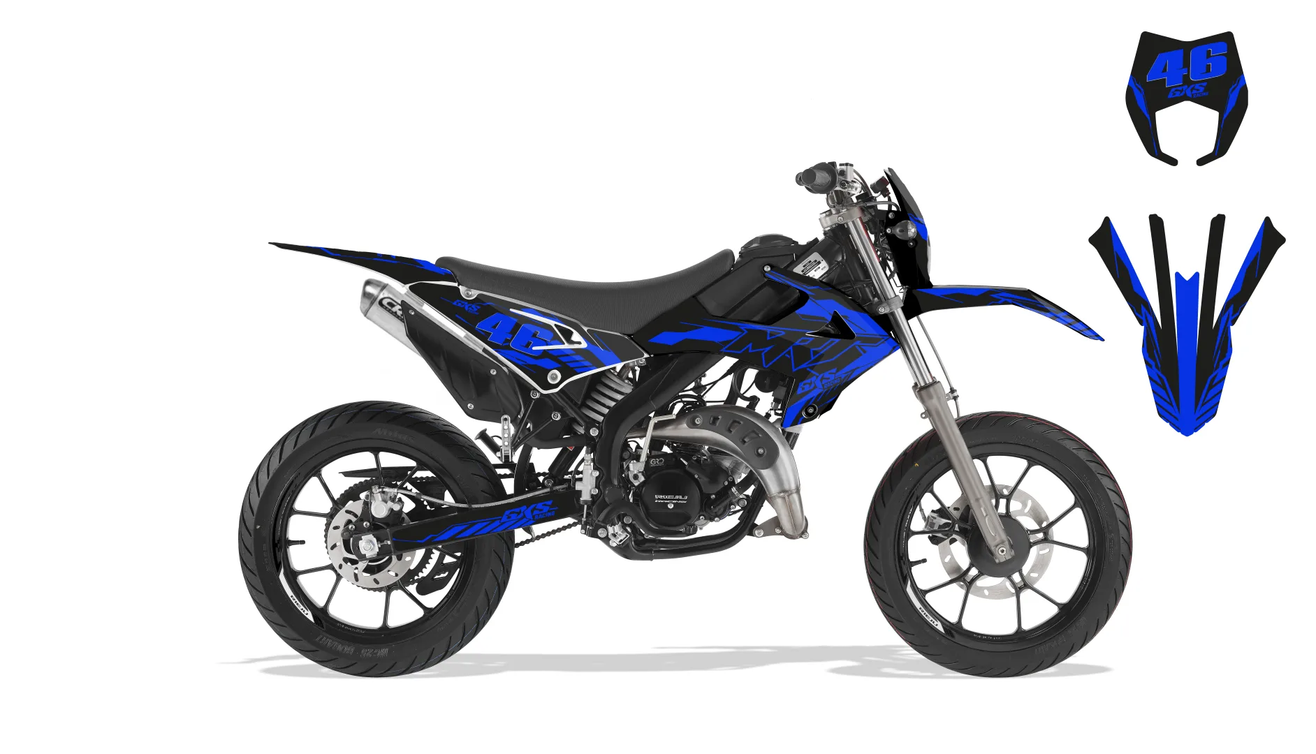 Kit déco Rieju Mrt Pro Black Tech 2022