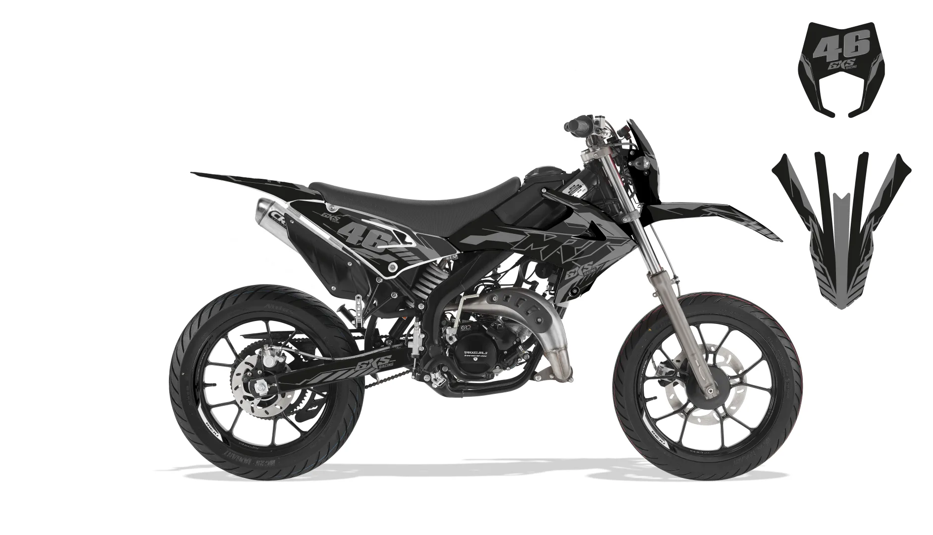 Kit déco Rieju Mrt Pro Black Tech 2022