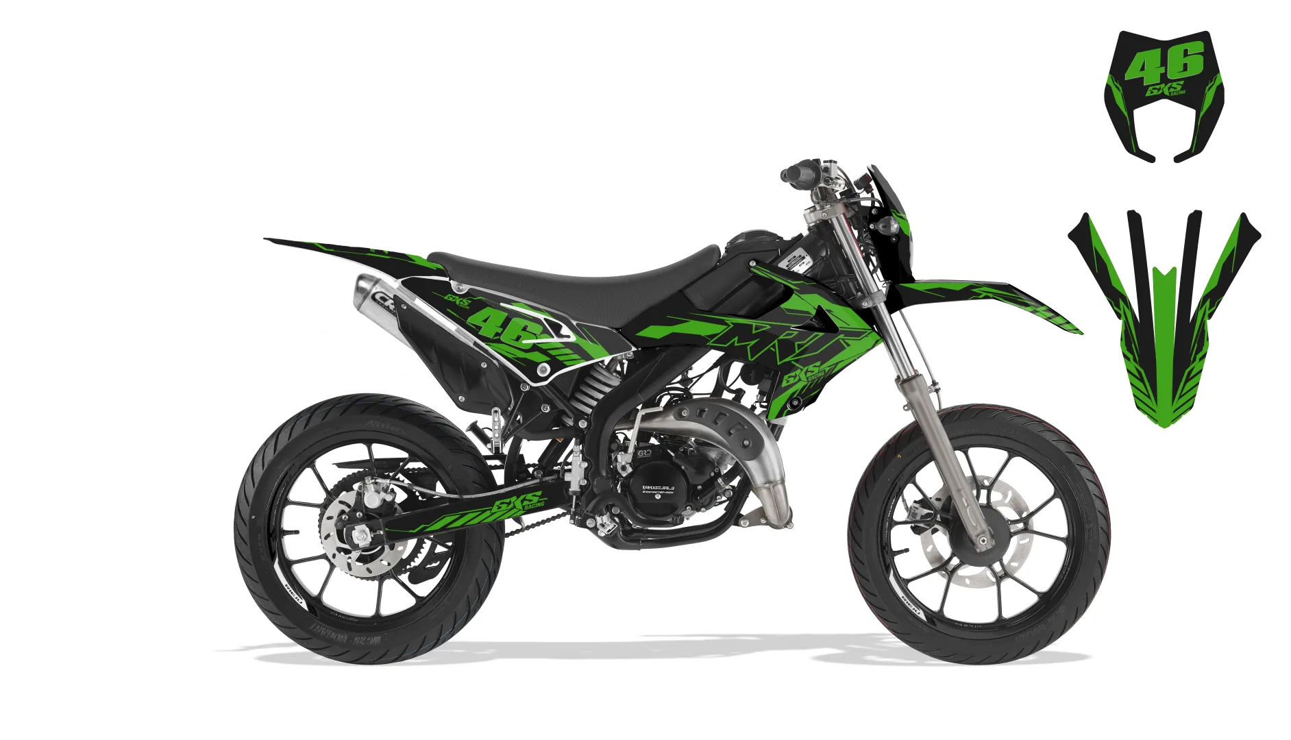 Kit déco Rieju Mrt Pro Black Tech 2022