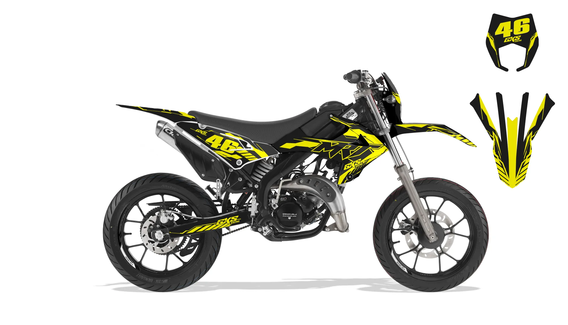 Kit déco Rieju Mrt Pro Black Tech 2022 — vue 9