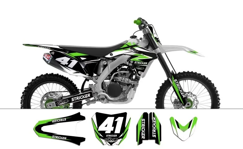 Kit déco Decal Kit Suzuki Rmz250 2011-2017 Stricker