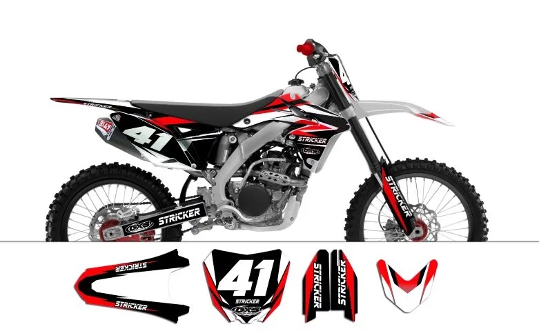 Kit déco Decal Kit Suzuki Rmz250 2011-2017 Stricker