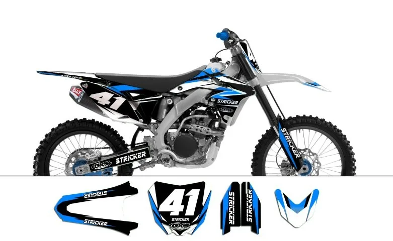 Kit déco Decal Kit Suzuki Rmz250 2011-2017 Stricker