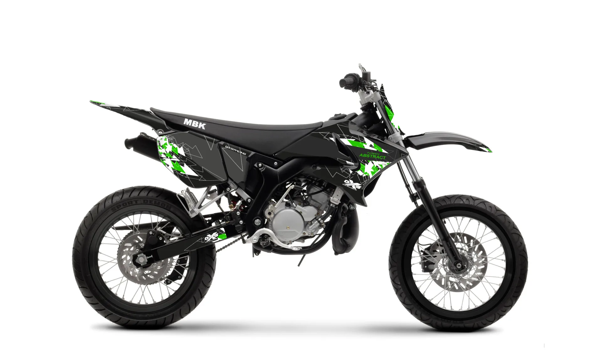 Kit déco Yamaha Dt50 04 18 Abstract — vue 3