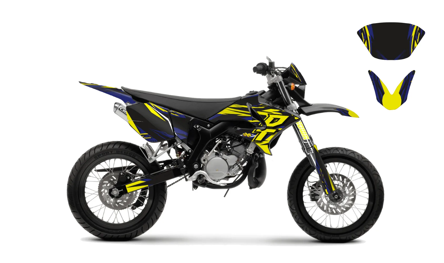 kit déco yamaha dt50 04 18 supermot