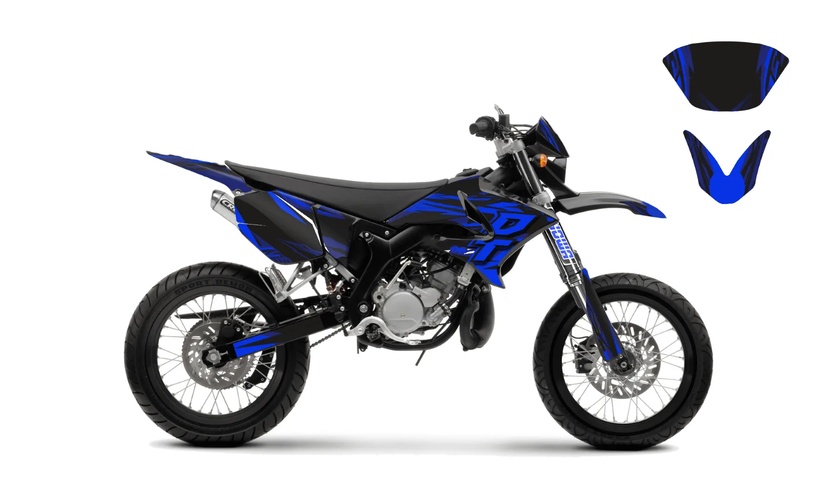 kit déco yamaha dt50 04 18 supermot