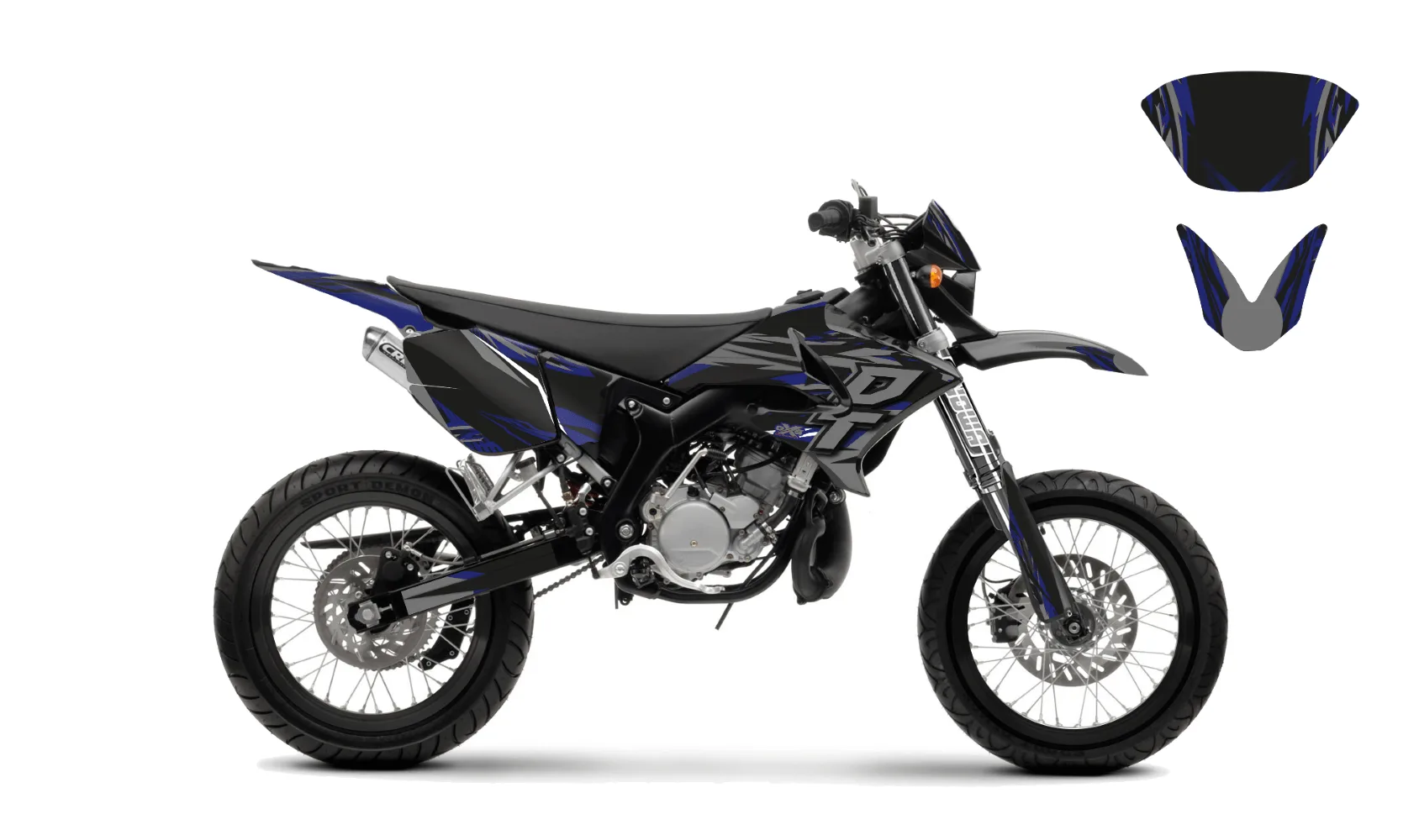 kit déco yamaha dt50 04 18 supermot